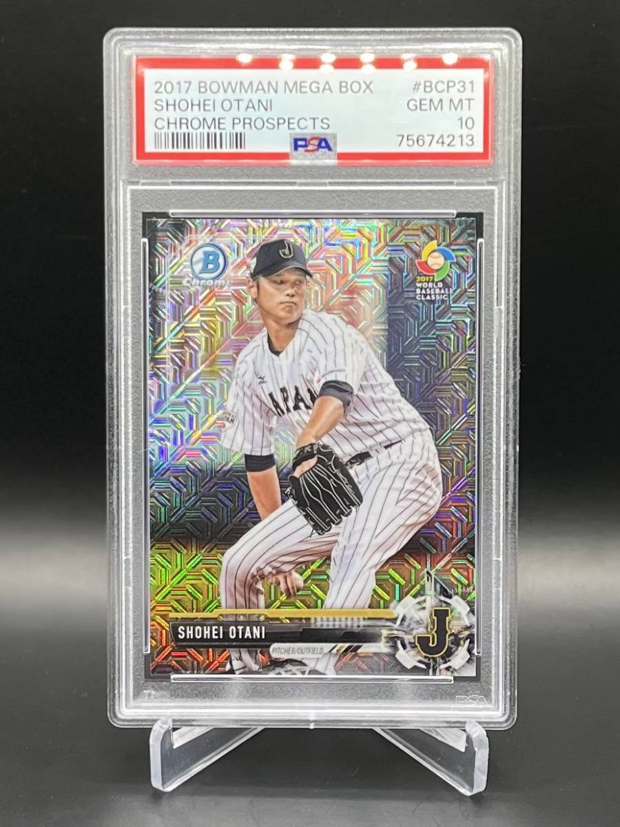 PSA10 2017 Bowman Chrome Mega Box #BCP31 Shohei Ohtani WBC RC