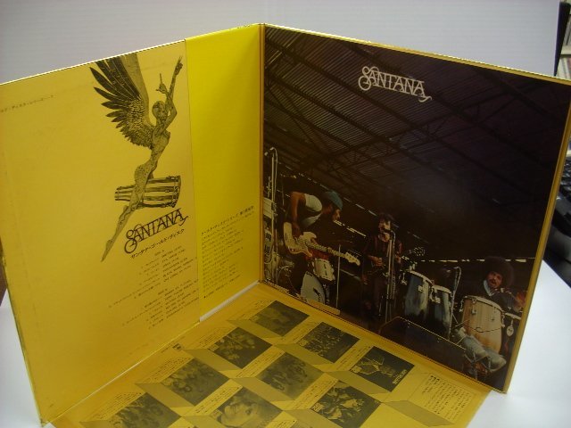 [帯付 ダブルジャケット LP] 　サンタナ / 決定盤 ベスト ブラックマジックウーマン エビルウェイズ SANTANA SOPN-16 ◇r50911_画像2