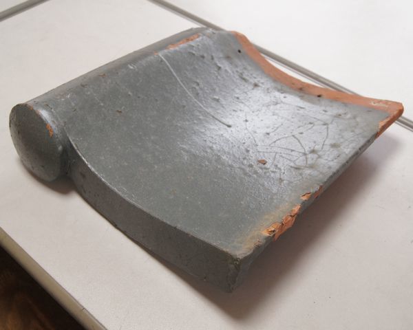 ヤフオク 軒瓦 1枚 耐寒瓦 ヤフオク 軒瓦 1枚 耐寒瓦