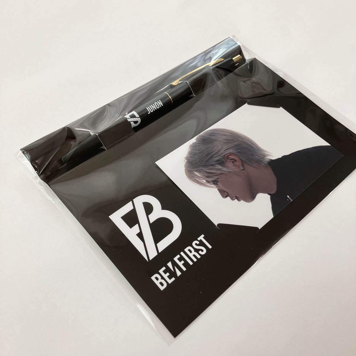 新品 未開封 BE:FIRST BMSG MUSIC SHOP フォトカード付きボールペン JUNON ジュノン