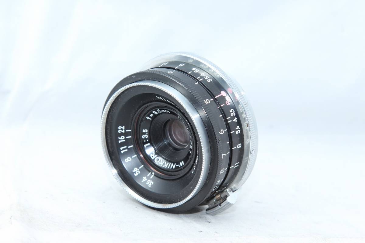 超大特価 Sマウント F3.5 3.5cm W-NIKKOR Nikon 極上品☆ニコン