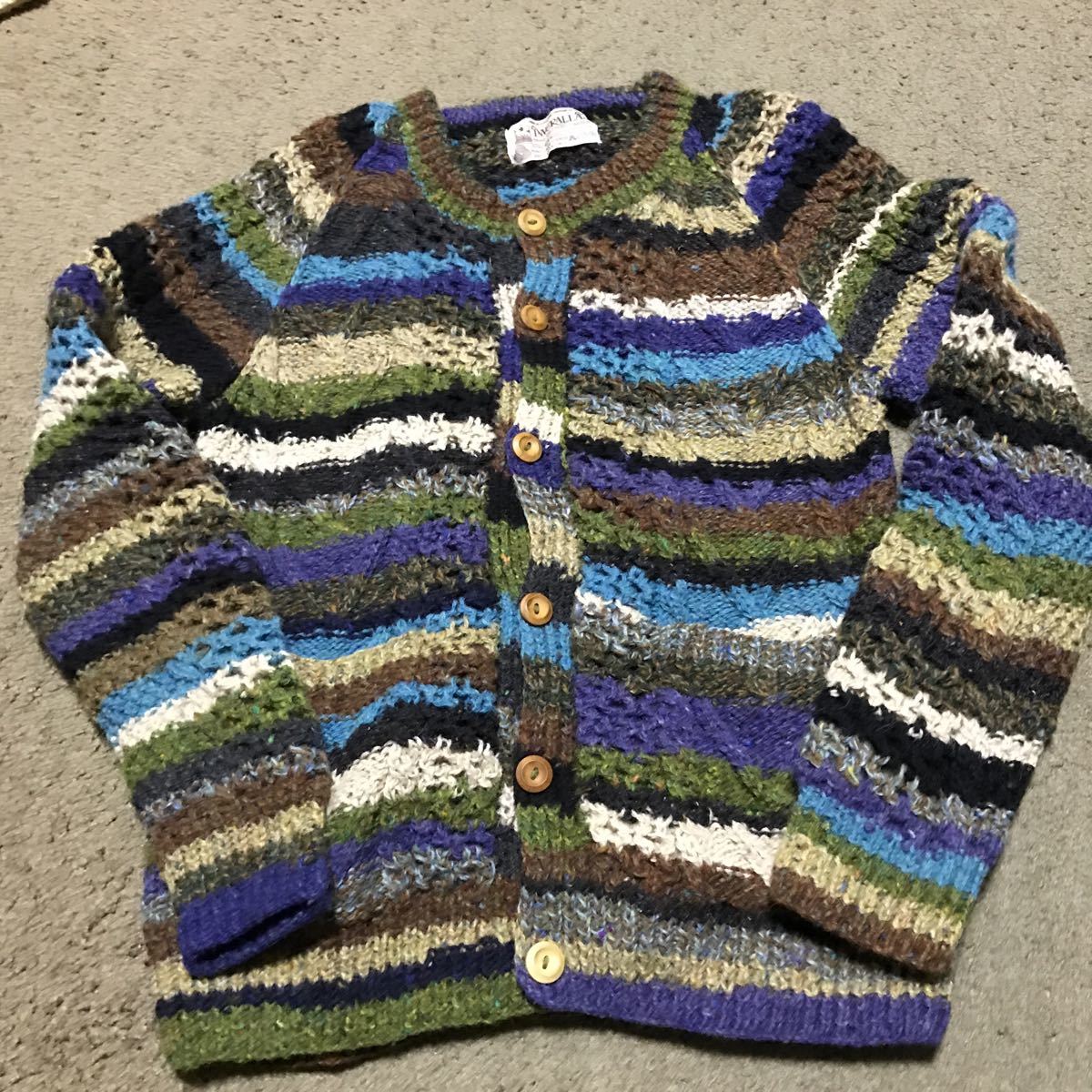  Britain made rare! Inverallan Kids k Lazy cardigan / child limitation complete sale 