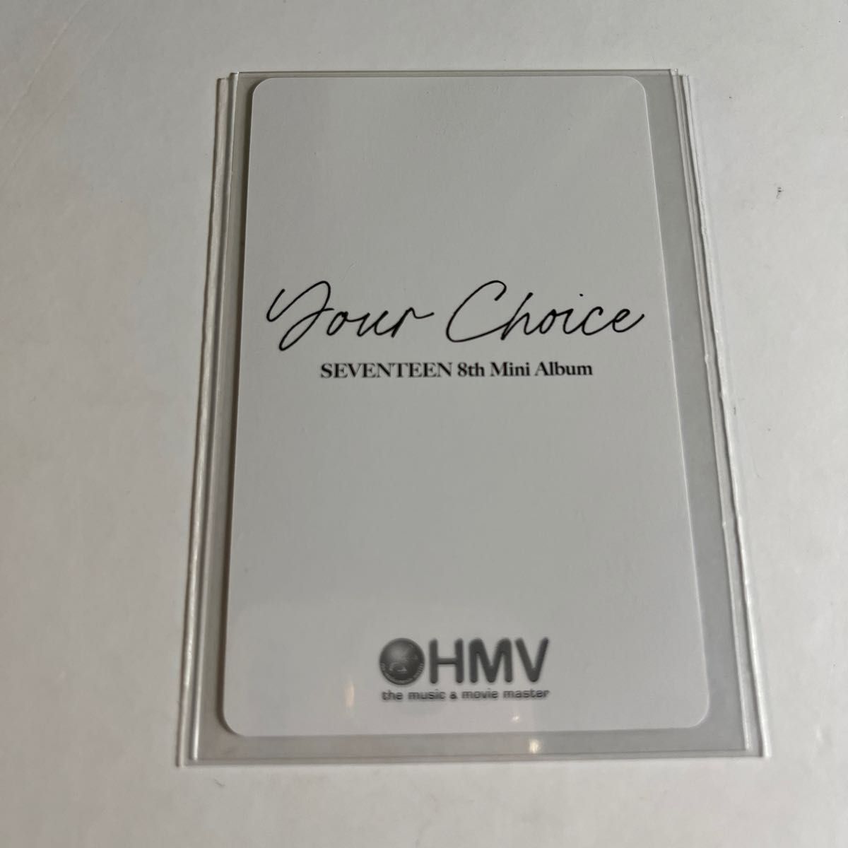 SEVENTEEN エスクプス your choice hmv特典 トレカ