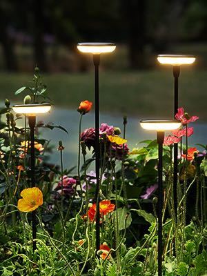 ソーラー屋外ライト 4個セット ガーデンライト埋め込み式 IP67防水 暖色LED
