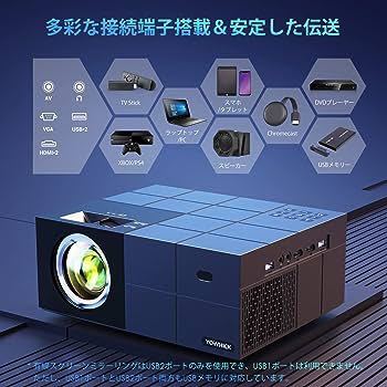 【2023家庭用・ビジネス両用＆100スクリーン付き】5GWiFi プロジェクター 小型 20000LM 4K対応 1080PフルHD Bluetooth5.2搭載 台形補正