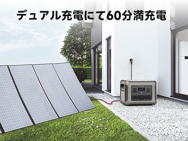 R2500 ポータブル電源 2500W/2016Wh大容量バッテリー 3500+回サイクルリン酸鉄リチウム蓄電池 1.5時間フル充電 20KWh容量拡張機能_画像9