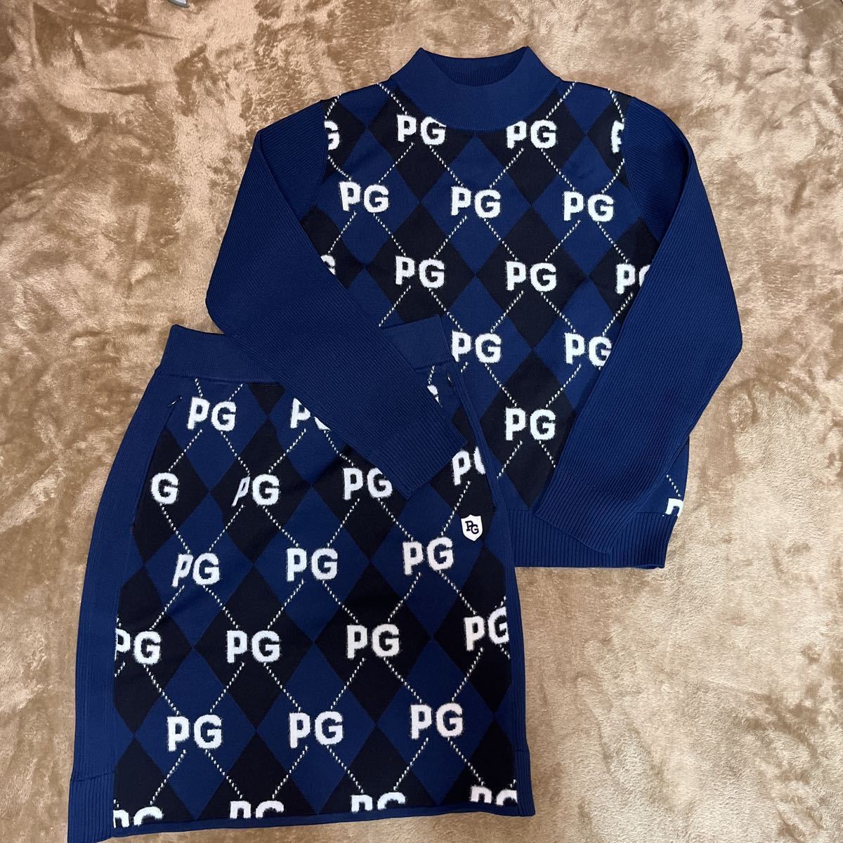 PG パーリーゲイツ ゴルフ レディースサイズ1 トップスニット-