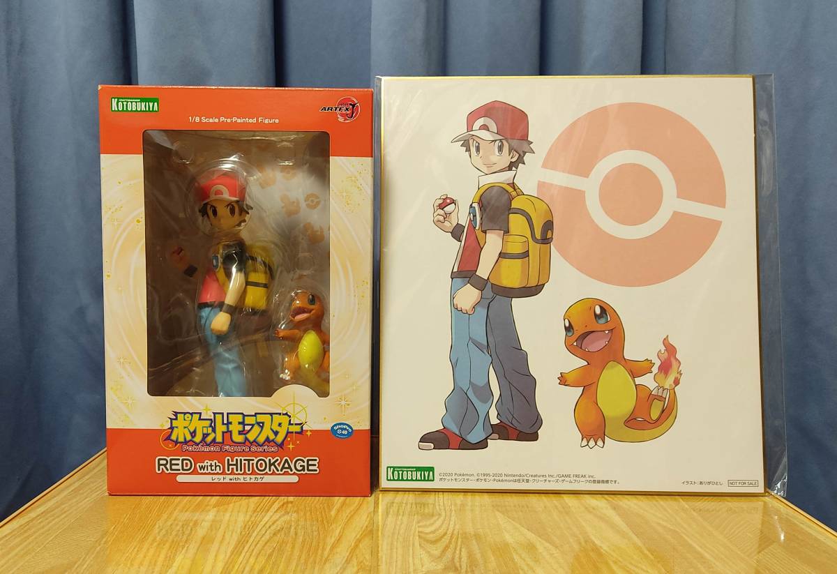 ARTFX J ポケットモンスター レッド with ヒトカゲ コトブキヤ特典付