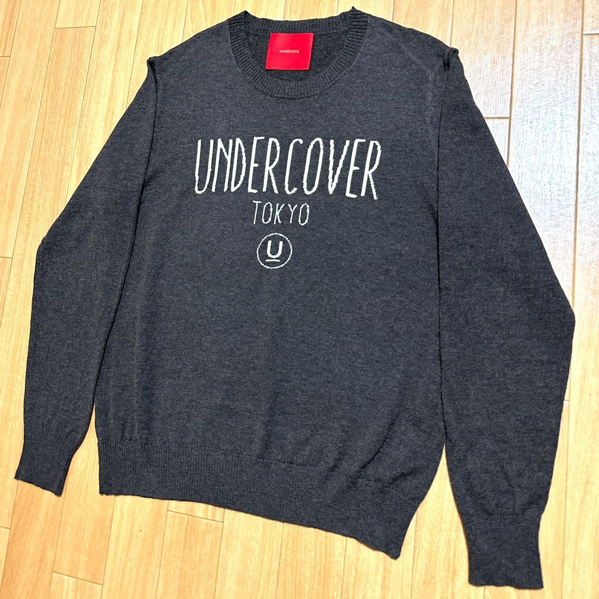  undercover UNDERCOVER MAD ARCHIVES шерсть вязаный свитер вышивка U Logo грязь архив sjonio jun takahashi