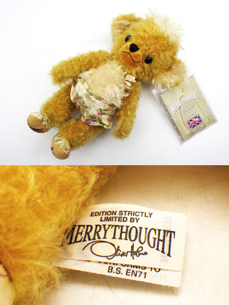 MERRYTHOUGHT Merry Thought V&A хлеб gold head 110 body ограничение примерно 25cm плюшевый мишка мягкая игрушка 