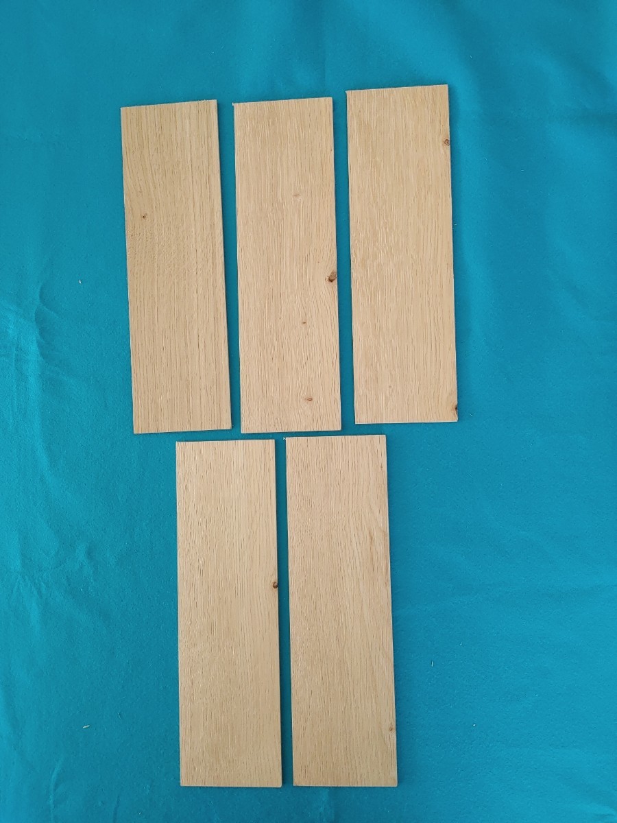 【薄板3mm】【節有】ホワイトオーク(80) 木材の画像1