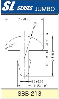 三晃製　国産フレット 2.7mm 高さ1.0mm 24本セット　SBB-213_画像1