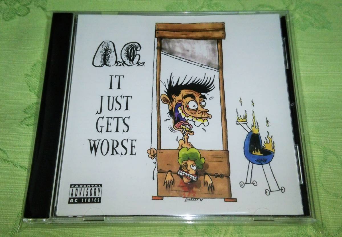 CD 「A×C× / IT JUST GETS WORSE」 ANAL CUNT_画像1