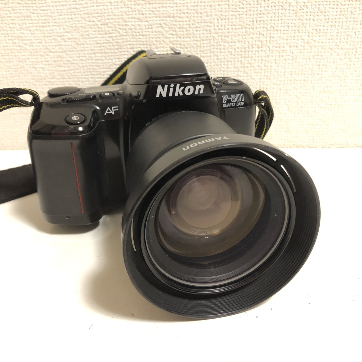 ■　NIKON　ニコン　AF　F-601　カメラ本体　タムロン　28-200　1：3.8-5.6　レンズ付き　現状品　 再　★_画像1