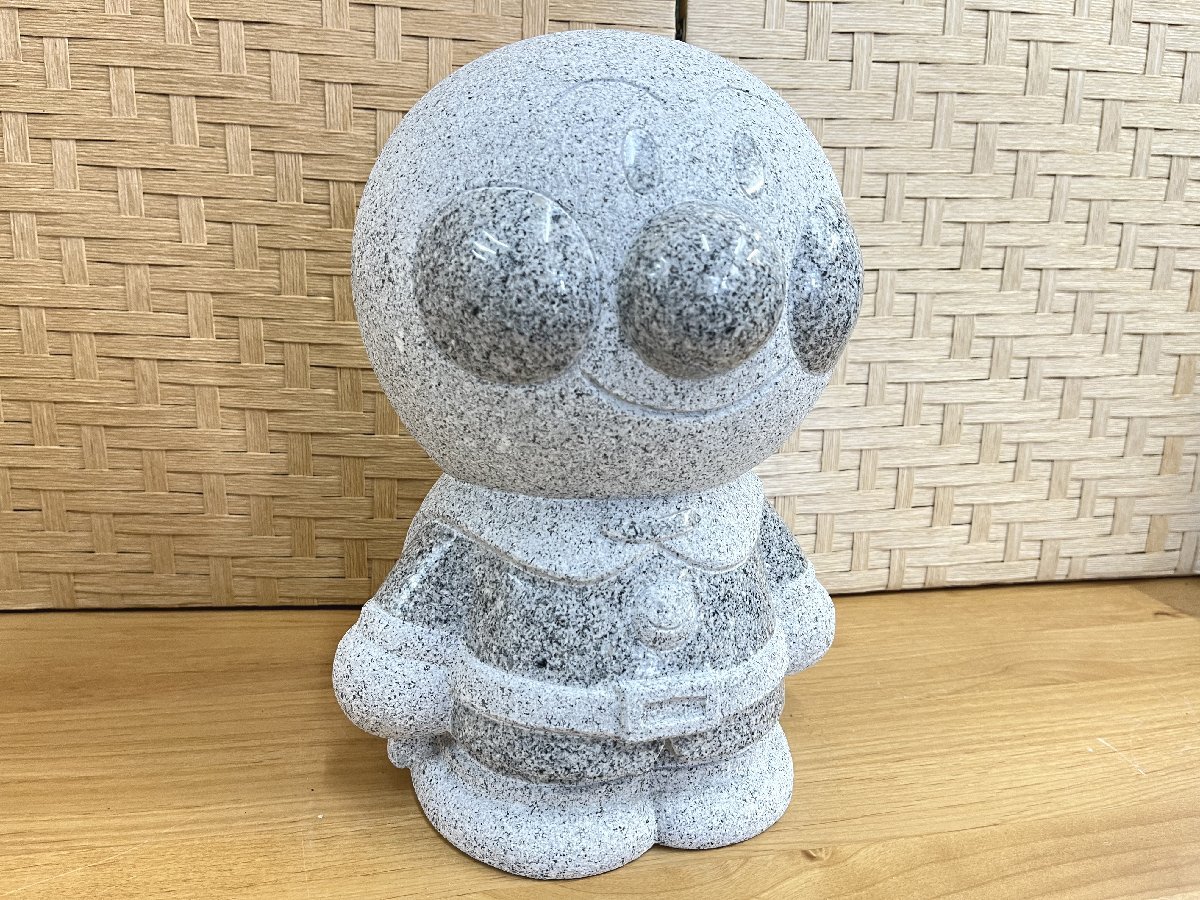 ■ 展示品 TAKAO 御影石 スタチュー アンパンマン 置物 30cm 立姿 ★の画像4