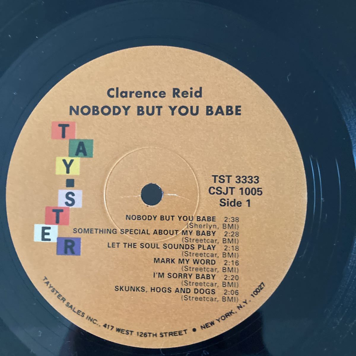 Clarence Reid Nobody But You Babe/LP_画像3