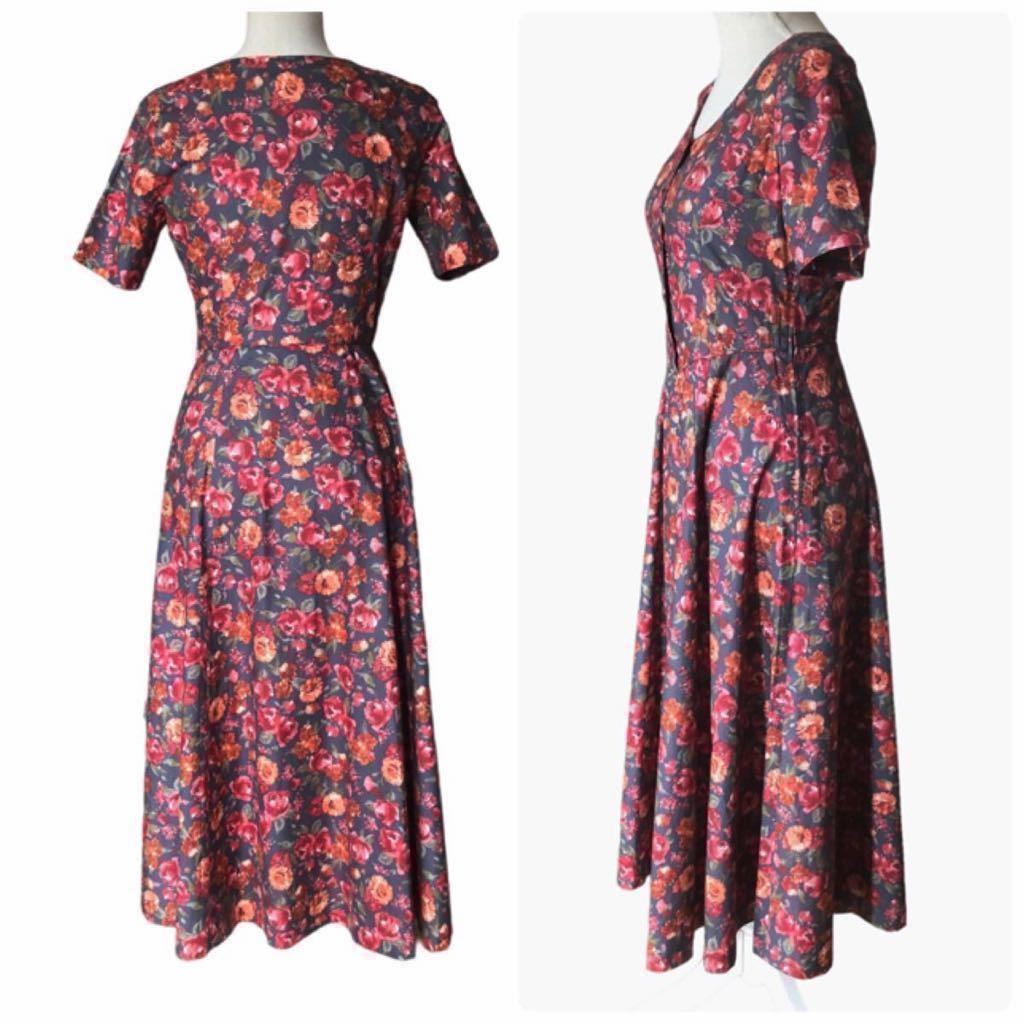 LAURA ASHLEY ローラアシュレイ ヴィンテージ コットン100% 花柄