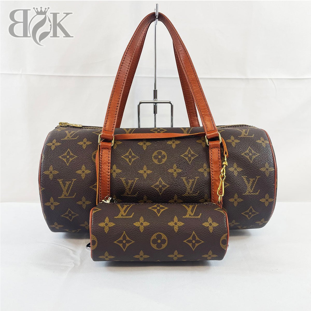 ヴィトン 旧パピヨン30 ハンドバッグ ポーチ付き M51365 モノグラム TH8911 LOUIS VUITTON ■_画像1