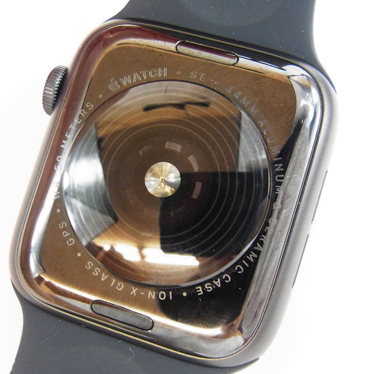 アップルウォッチ WR-50 44mm GPSモデル 腕時計 ブラック系 稼動品 Apple Watch■_画像4