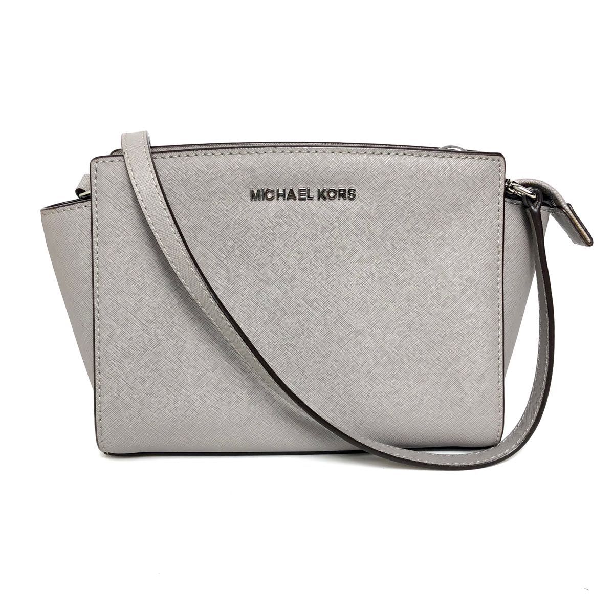 【訳あり美品】MICHAEL KORS マイケルコース ショルダーバッグ グレー