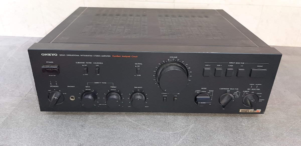 08S101■ONKYO　プリメインアンプ　A-817RS■_画像1