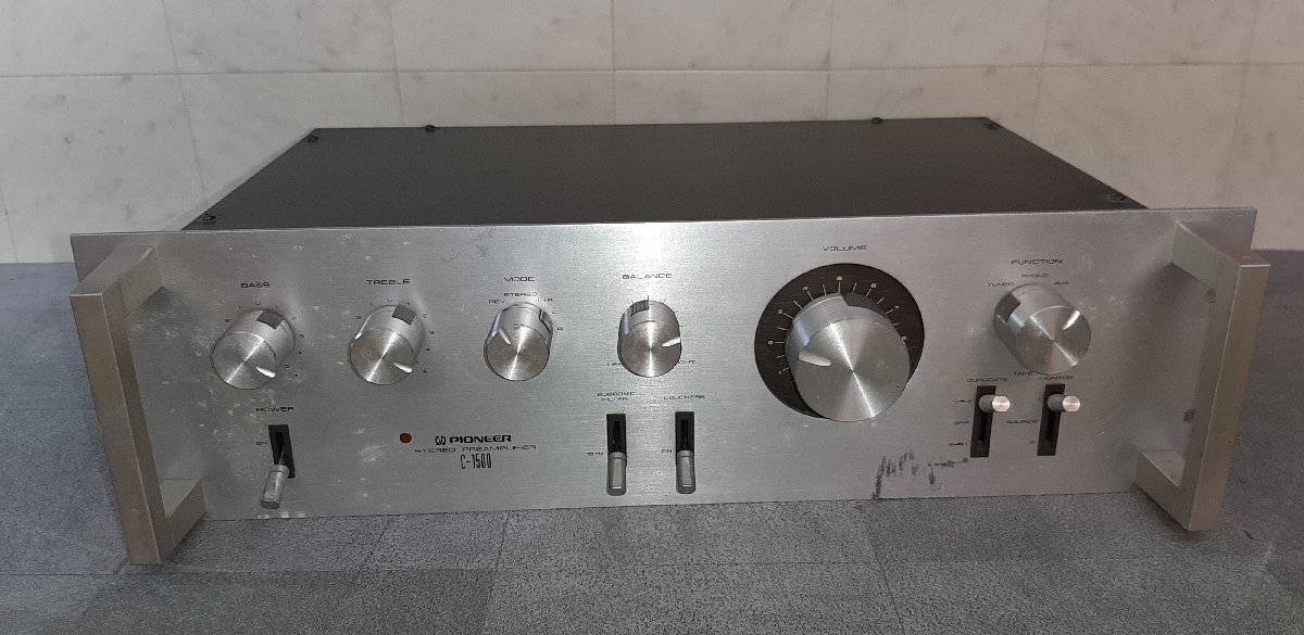 驚きの価格 09S18□Pioneer プリアンプ C-1500□ パイオニア