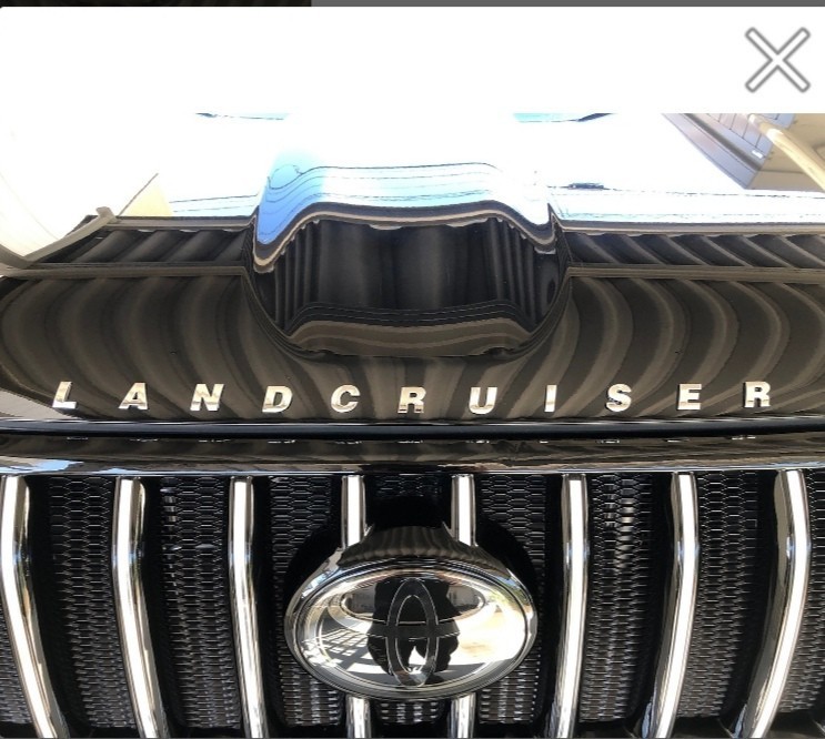 新品 ランドクルーザー フロントエンブレム ロゴ クロームメッキ 新品 ランドクルーザー フロントエンブレム ロゴ クロームメッキ