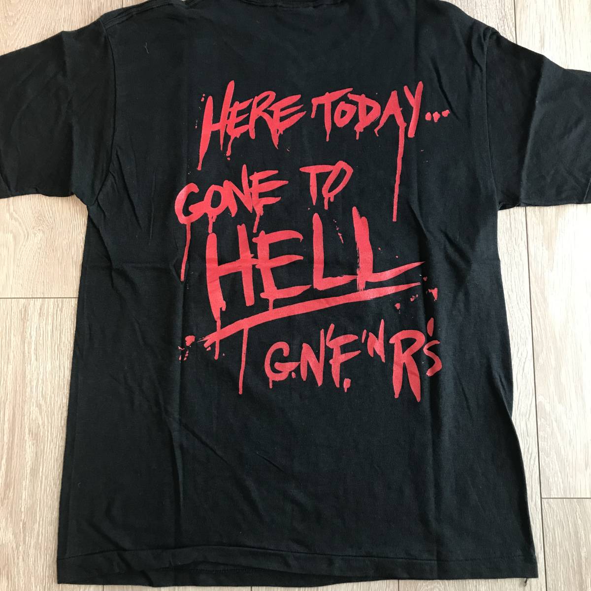 超レア キムタク着 90s ガンズ&ローゼズ オフィシャル ヴィンテージ tシャツ Guns N' Roses 木村拓哉着 ナンバーナイン ガンズ期 元ネタ_画像4