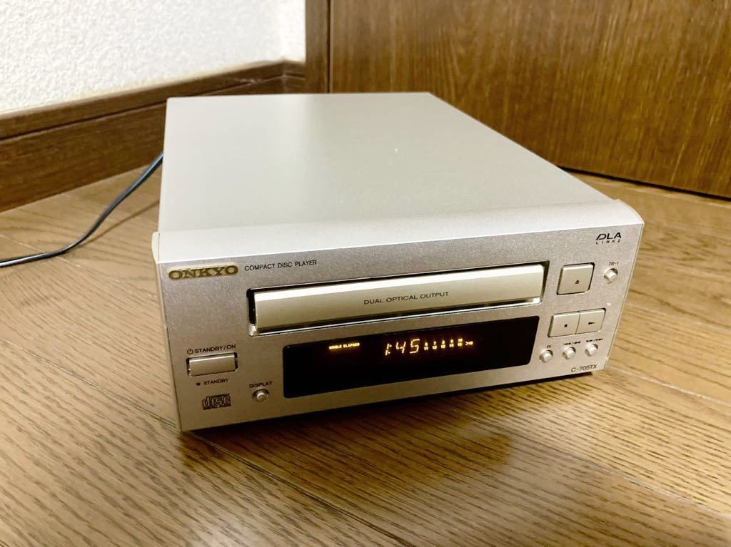 ★全国送料無料★美品★整備・動作良好品★ONKYO★C-705TX★CDプレーヤー★オンキョー ★_画像1