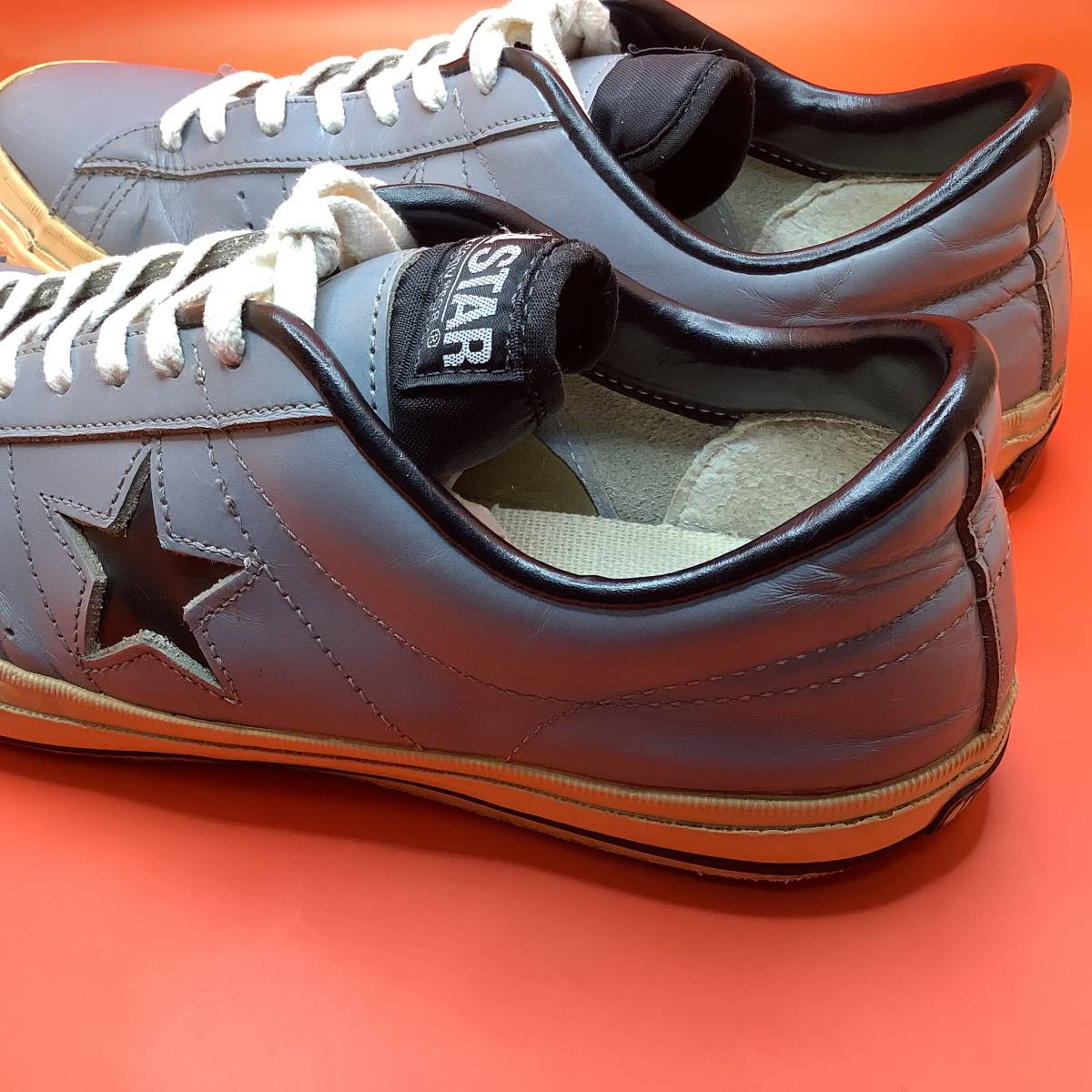 超希少 1990年代 コンバース ワンスター OX グレー×ブラック 灰色×黒