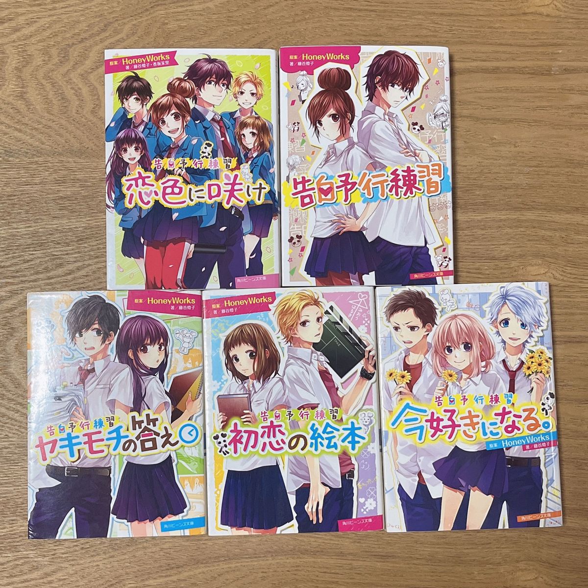 HoneyWorks　小説　5冊セット 　藤谷燈子 角川ビーンズ文庫　【バラ売り◎】