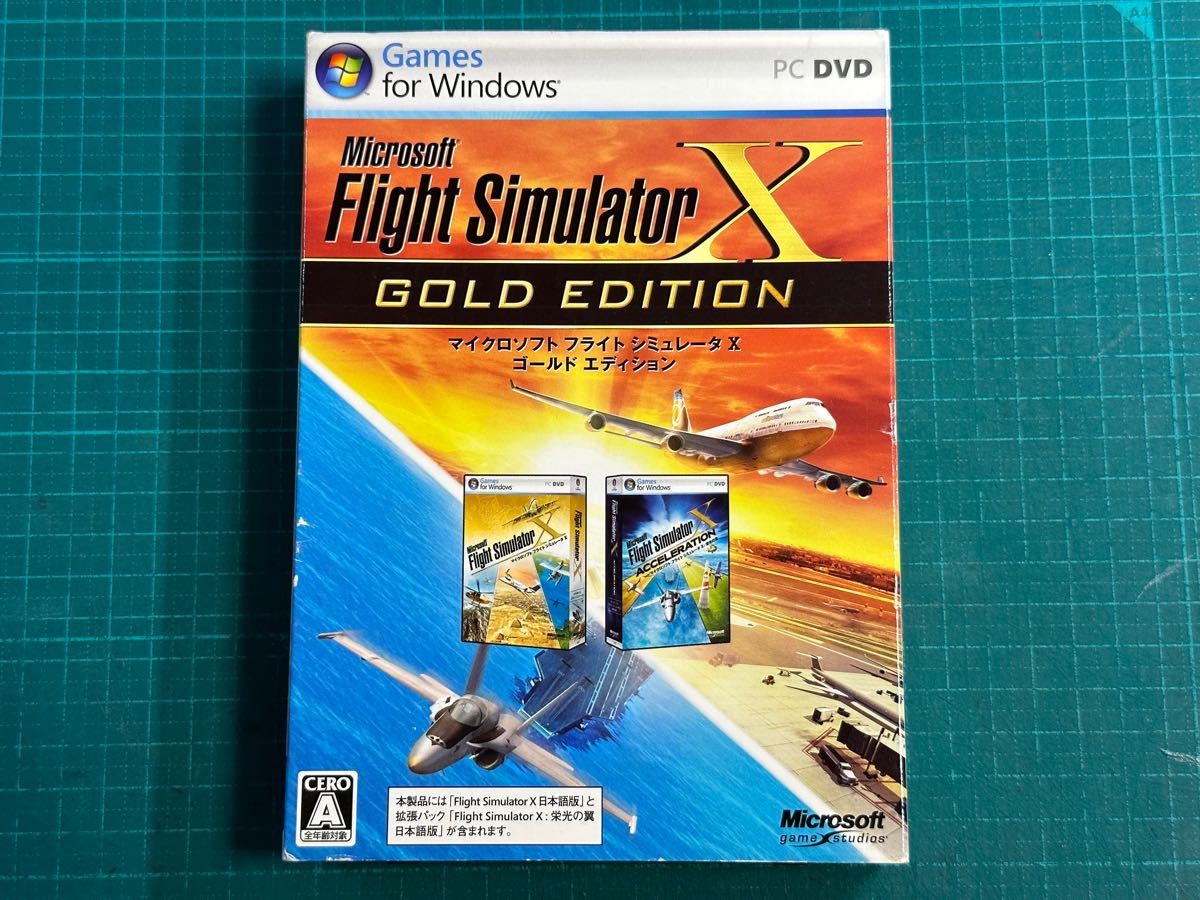 マイクロソフト フライトシミュレータX ゴールドエディション日本語版 Microsoft Flight Simulator X GOLD EDITION 日本語パッケージ版