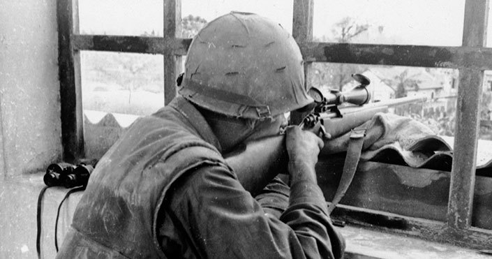 ■実物 放出品 ビンテージ■海兵隊 米軍 ベトナム戦 M16 M14 M40 M700 M79 スナイパー アサルト トンプソン ライフル ナイロンスリング_画像6