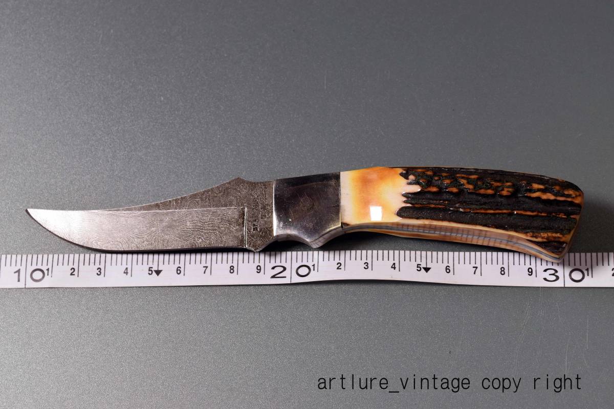 VINTAGE KNIFE BEAR MGC 575D ダマスカス 7 3/4INCH HUNTER 年代 VINTAGE KNIFE BEAR MGC 575D ダマスカス 7 3/4INCH HUNTER 年代