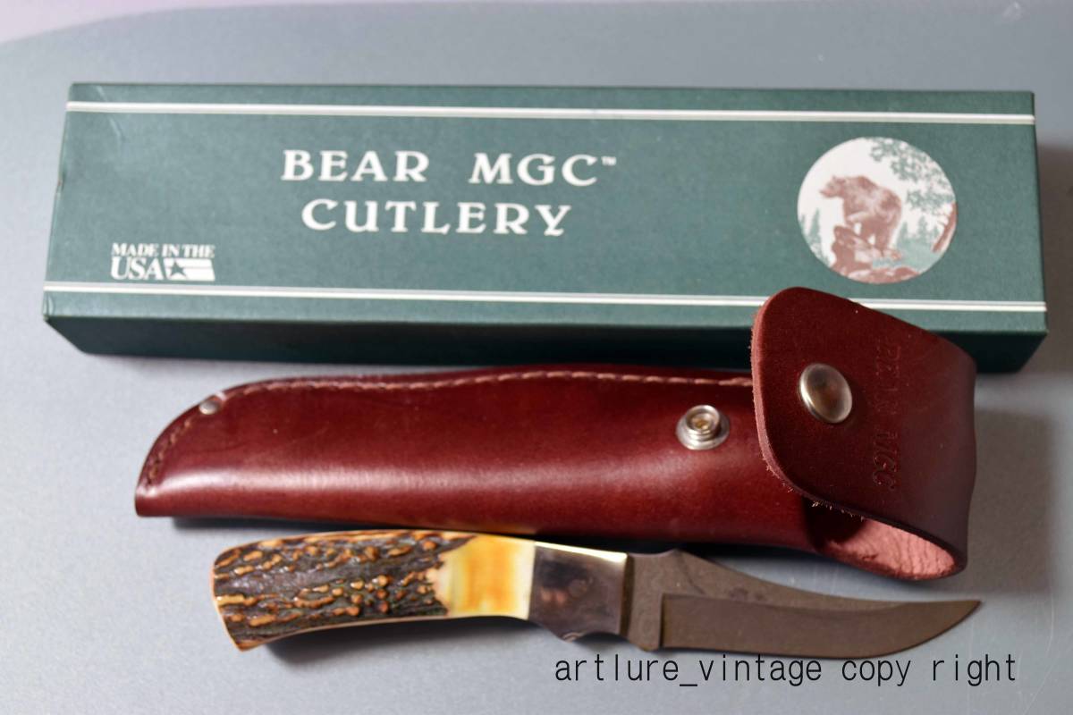13650円 VINTAGE KNIFE BEAR MGC 575D ダマスカス 7 3/4INCH 13650円 VINTAGE KNIFE BEAR MGC 575D ダマスカス 7 3/4INCH
