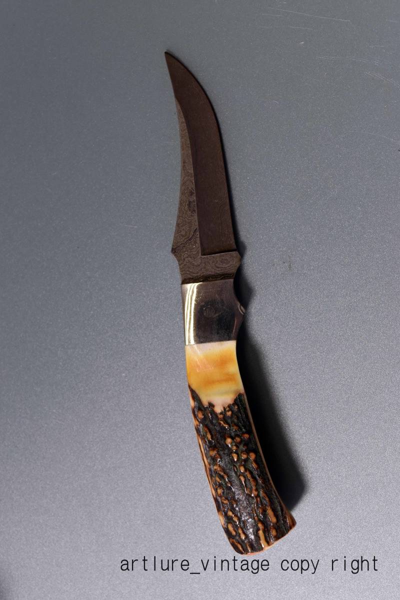 13650円 VINTAGE KNIFE BEAR MGC 575D ダマスカス 7 3/4INCH 13650円 VINTAGE KNIFE BEAR MGC 575D ダマスカス 7 3/4INCH
