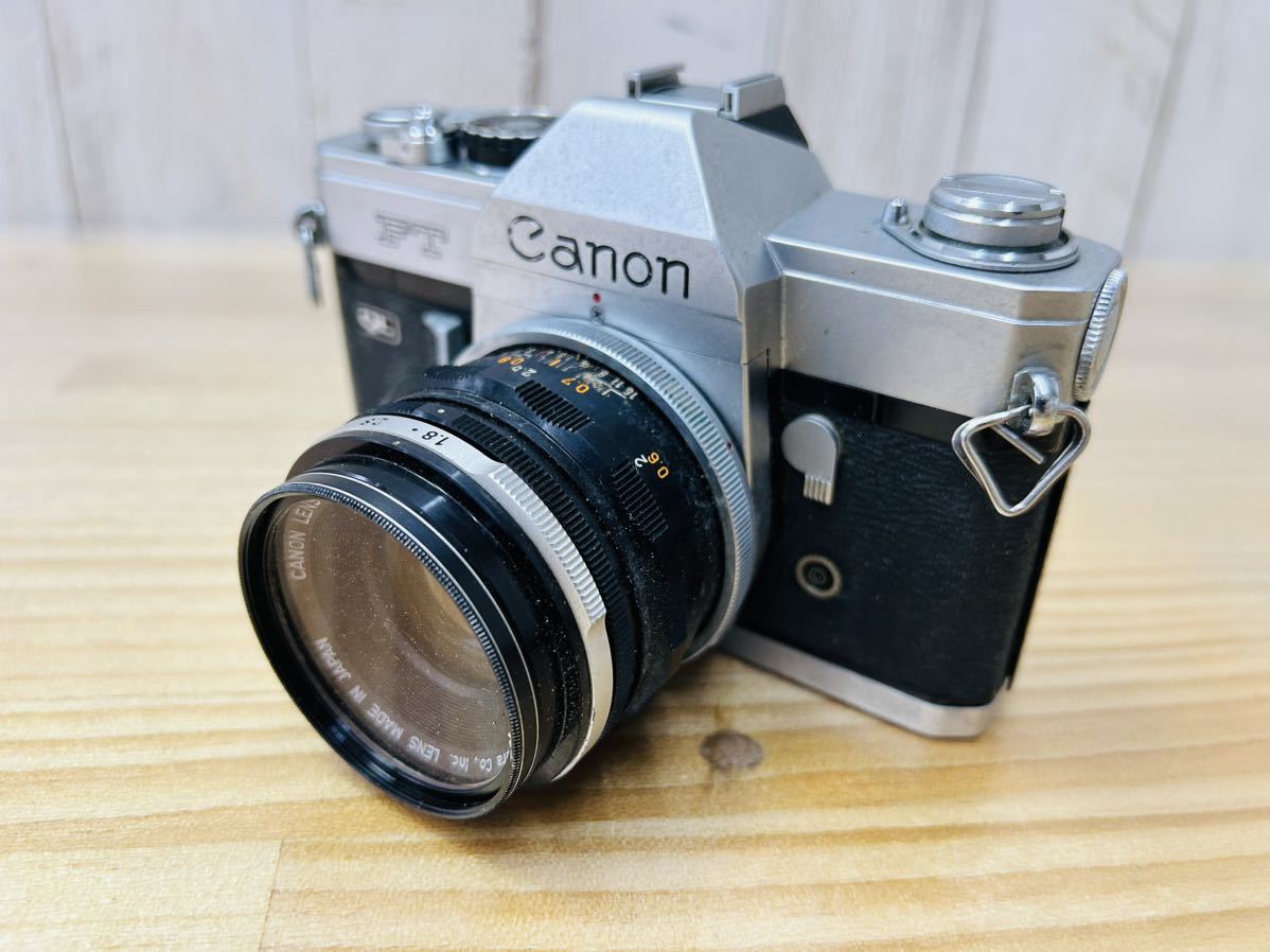 ☆ Canon キャノン FT QL FL 50mm f1.8 一眼レフ フィルムカメラ SA-0930g ☆_画像1