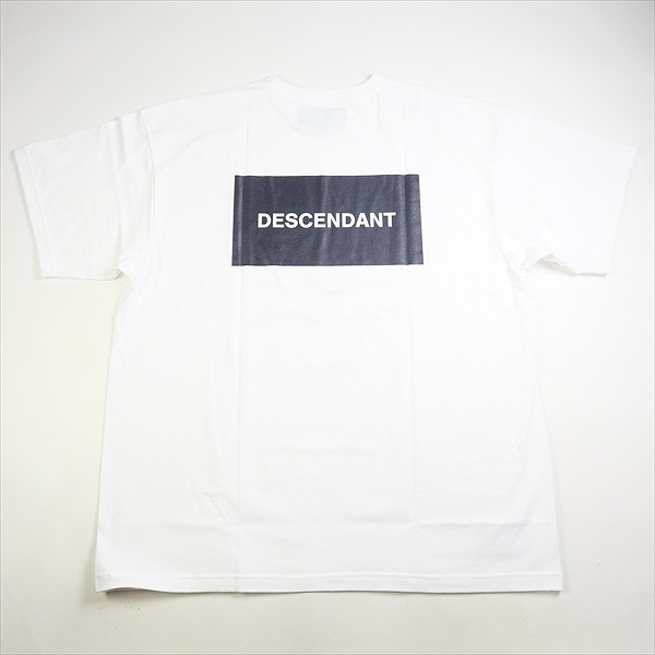 DESCENDANT ディセンダント 23SS BOX SS TEE White Tシャツ 白 Size 【XL】 【新古品・未使用品】 20776214