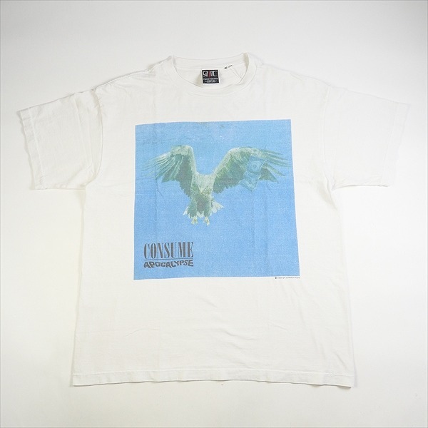 SAINT MICHAEL セント マイケル ×FORSOMEONE 23AW FS_SS T-SHIRT/CONSUME White Tシャツ 白 Size 【L】 【新古品・未使用品】 20773903