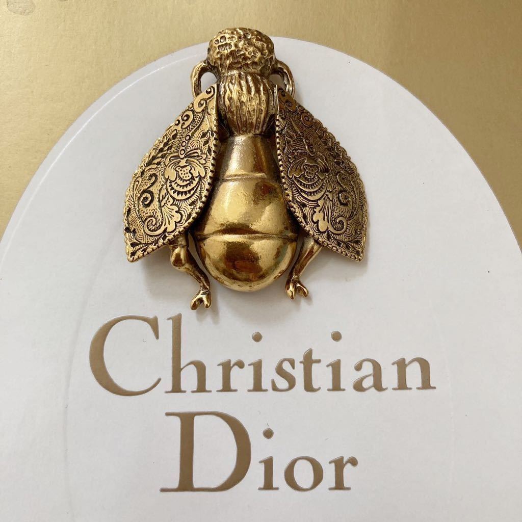 最新のデザイン ヴィンテージ◇Christian ハチ 蜂モチーフ bee Dior