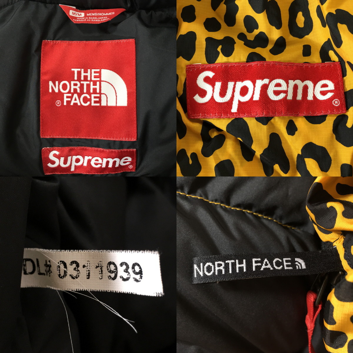 Supreme シュプリーム THE NORTH FACE Leopard Nuptse Down Jacket レオパード ヌプシ ダウン ジャケット 国内正規品 M_画像4