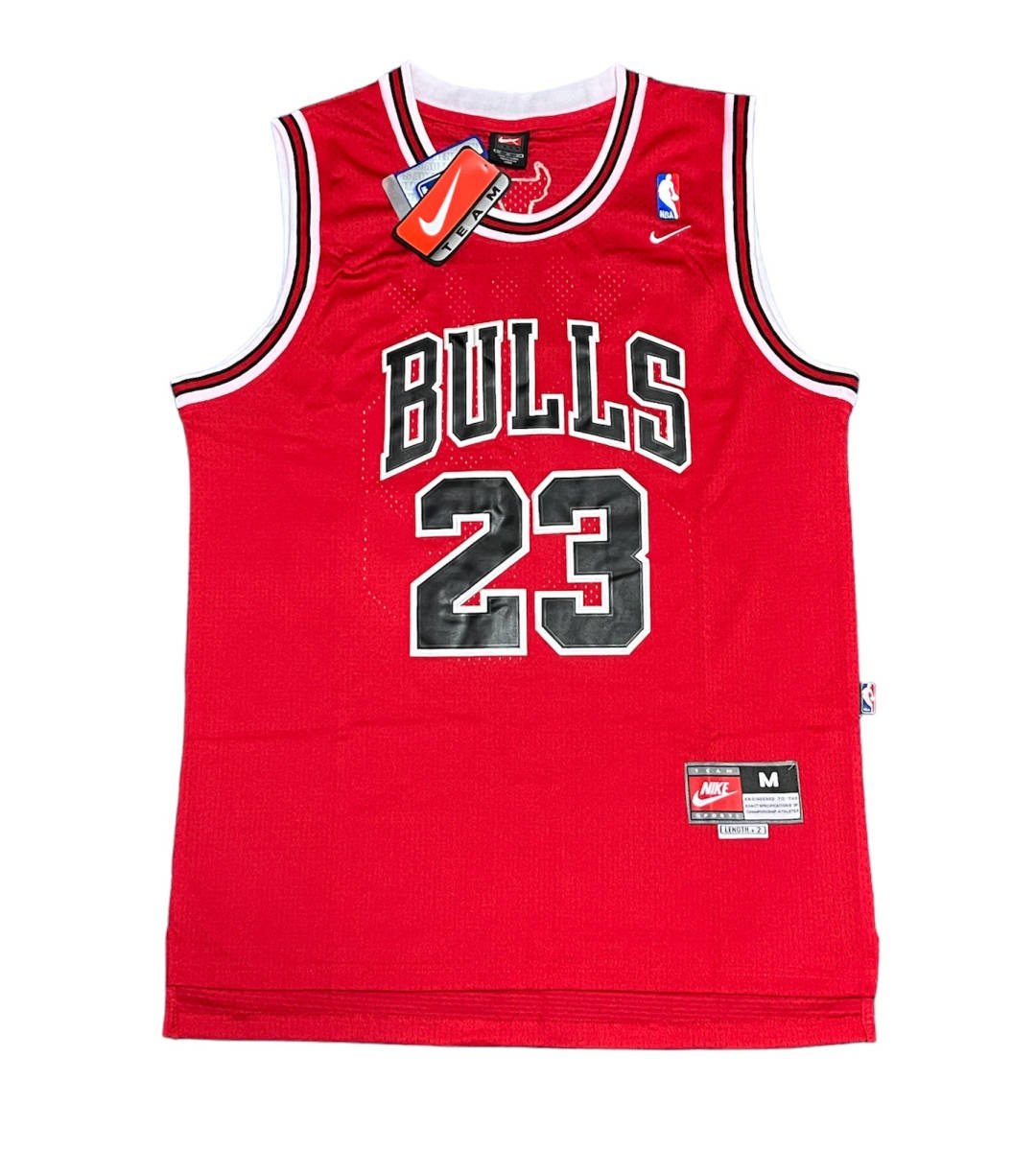 NBA シカゴ・ブルズ マイケル・ジョーダン 23番 ユニフォーム ウェア ジャージ レッド Mサイズ 新品