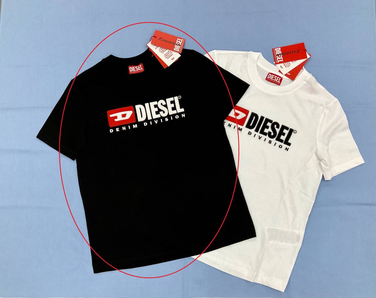 ディーゼル　レディース　Tシャツ 20A23　Sサイズ　ブラック　新品 タグ付　ギフトにも　DIESEL　T-REG-DIV　A05033 0GRAI　リバイバル_画像3