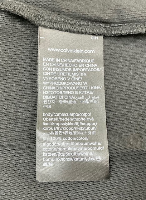 カルバン クライン ジーンズ　ロゴ Tシャツ 01B22　Mサイズ　ブラック　新品 タグ付　Calvin Klein Jeans　J30J320192_肌触りの良い上質なコットン生地