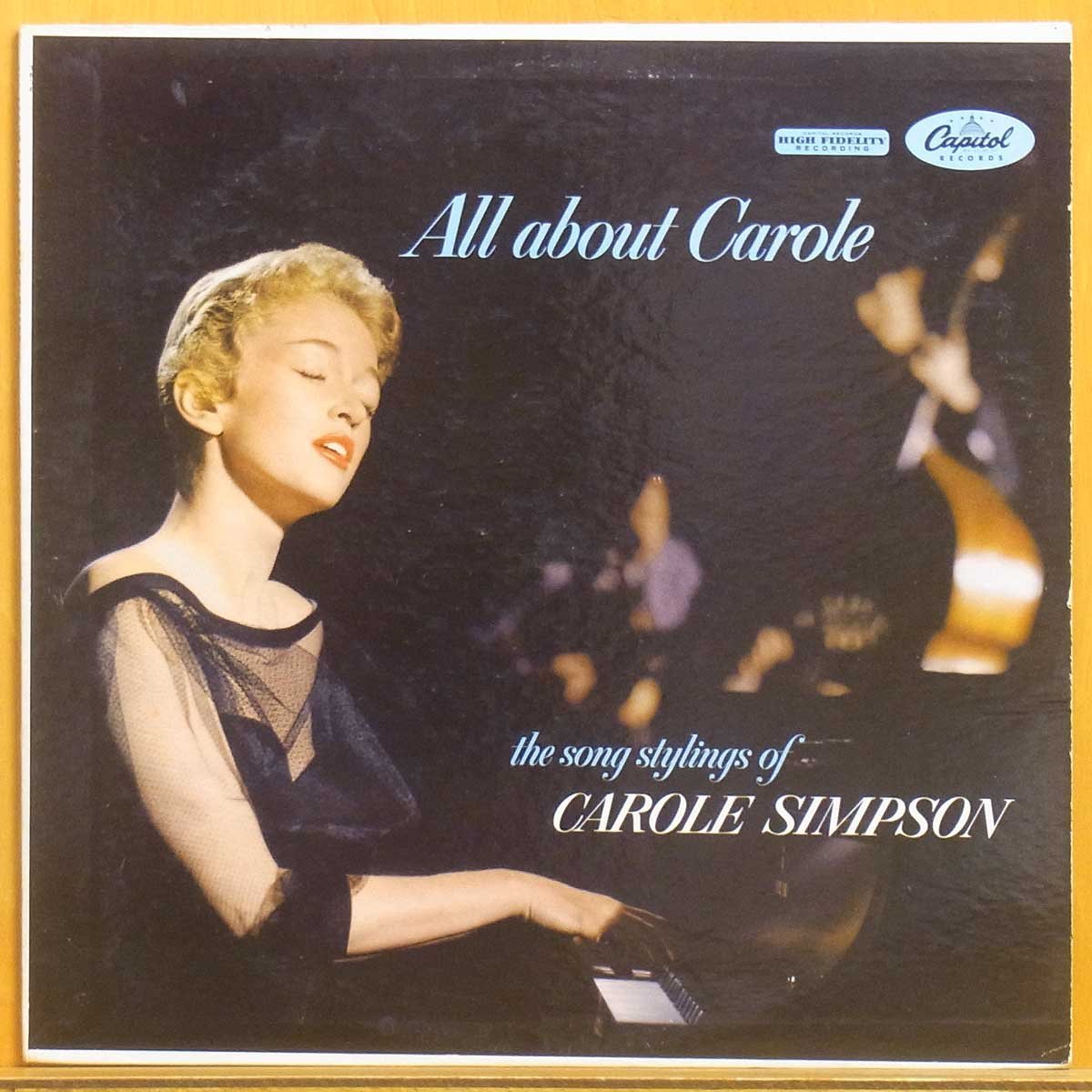 ◎激レア!ほぼ美盤!名盤!Mono!ダブル洗浄済!★Carole Simpson(キャロル・シンプソン)『All About Carole』USオリジLP #61067_画像1