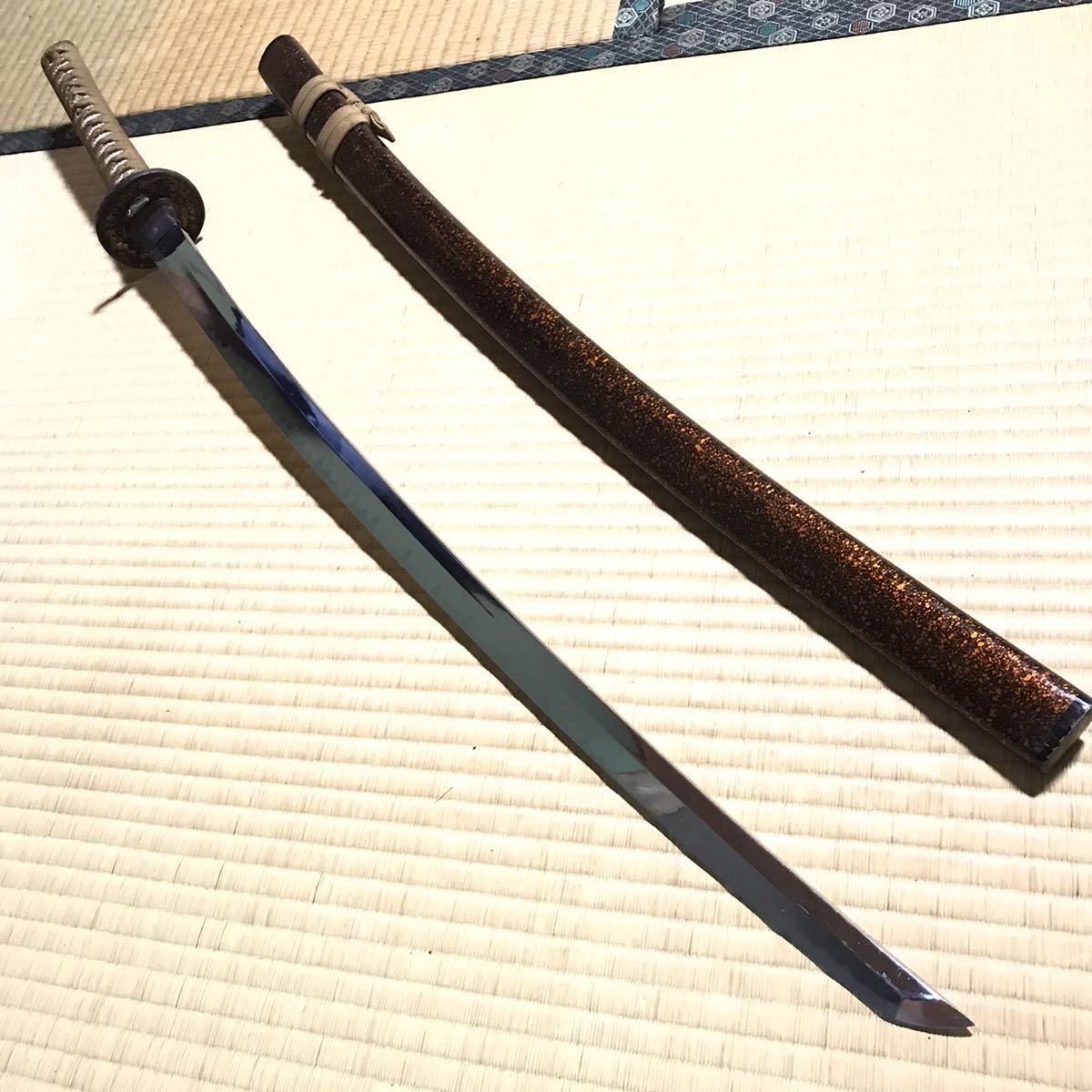 日本刀 レプリカ 模造刀 居合刀 太刀 短刀 2本 セット 全長 約 103cm