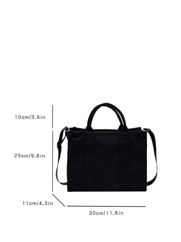 レディース バッグ トートバッグ ファッショナブルなショルダートートバッグ、調節可能なストラップ付き軽量キャンバスハンドバッグ、シ_画像4