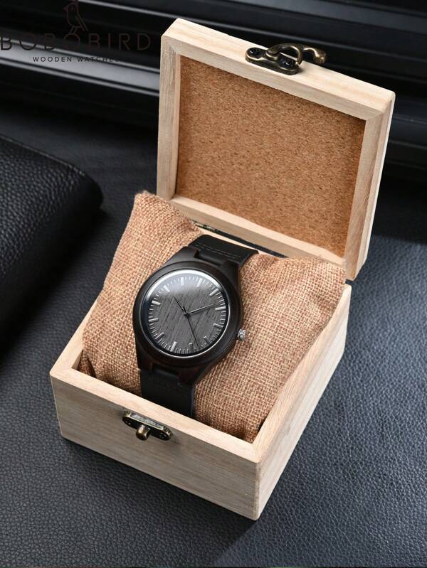 最愛 クォーツ メンズ 腕時計 ファッション木製腕時計 1個 カジュアル