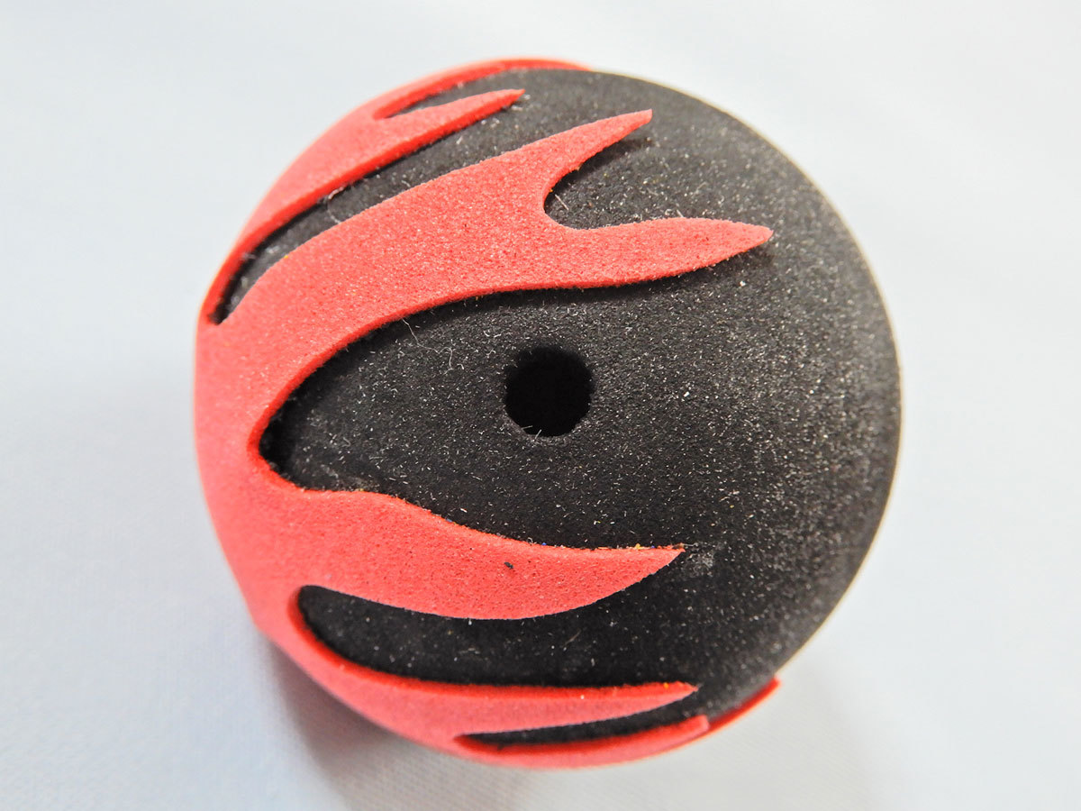 ファイヤー！火の玉模様のアンテナボール Red Flame Antenna Ball アンテナボール 長期保管 コレクション放出！_画像4