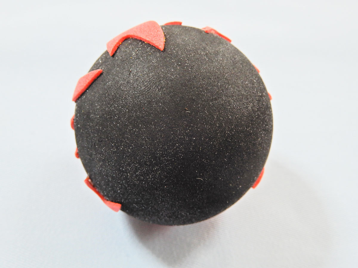 ファイヤー！火の玉模様のアンテナボール Red Flame Antenna Ball アンテナボール 長期保管 コレクション放出！_画像3